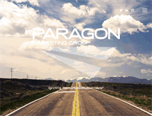 Tablet Screenshot of paragonmarketing.biz